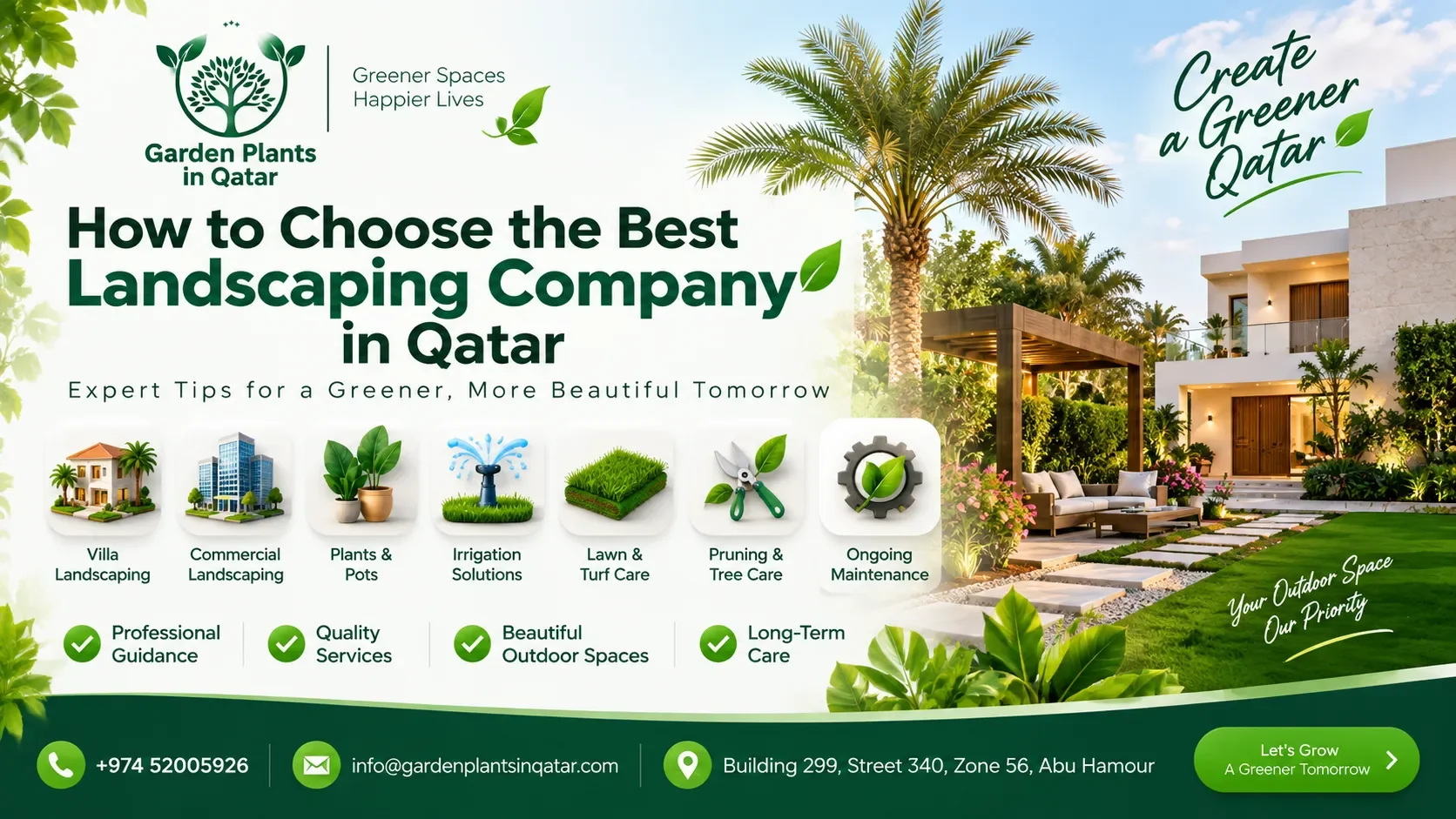 How to Choose the Best Landscaping Company in Qatar