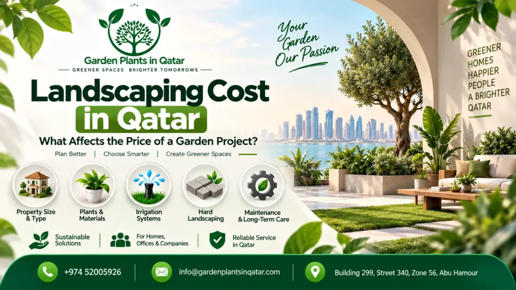 Landscaping Cost in Qatar: What Affects the Price of a Garden Project?