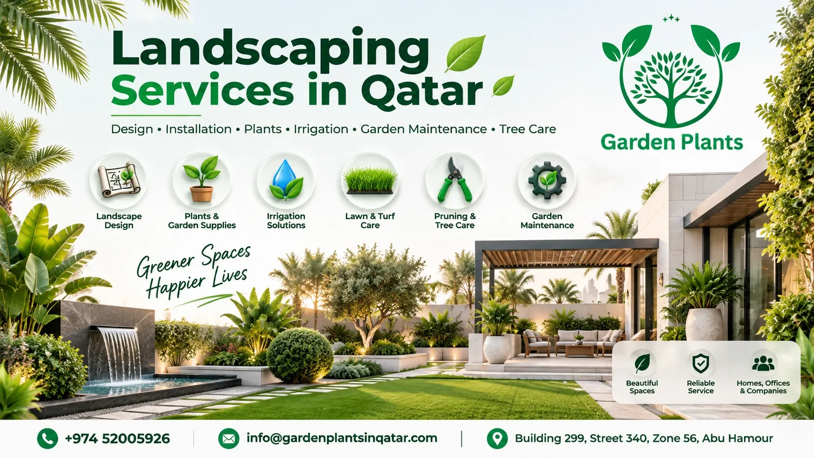 Landscaping Services in Qatar: Complete Guide for Homes, Offices and Companies
